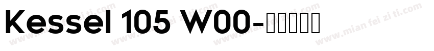 Kessel 105 W00字体转换